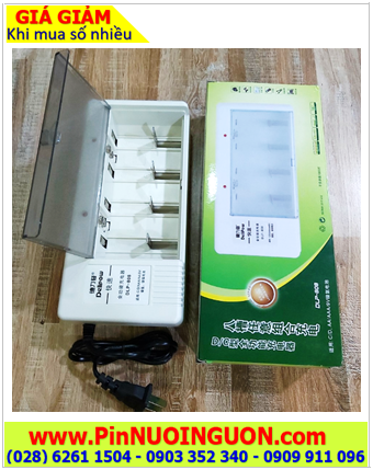 Delipow DLP-837; Máy sạc pin Delipow DLP-837 với 6 khe sạc _Sạc 1,2,3,4,5,6,7,8 (sạc nhanh-tự ngắt điện)